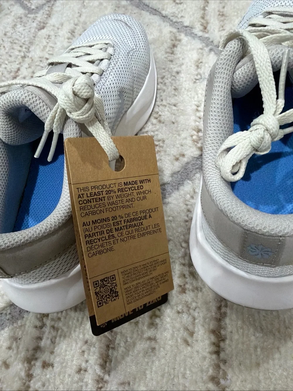 Nike Legend Essential 3 Next Nature White Grey Running Shoes Women’s Size 7